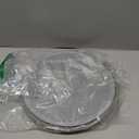 2 in 1, Aidacom Microwave Place Mat & Food Cover- Mat as Bowl Holder, for Splatter Guard, Multi-use: Silicone Trivet, Pot Holders, Drying, Baking, Utensils Rest for Kitchen Counter, Grey