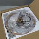 UOFUS 3Light Farmhouse Vintage Semi Flush Mount Ceiling Light Fixtures in Rustic Bronze Metal Chandelier for Island Living Room Bedroom Kitchen Foyer Laundry Room Entryway Hallway