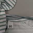 Baby Boys Swimsuit Onepiece Striped Zipper Swimwear Baby Toddler Girls Bathing Suit Rash Guard Swimming Sunsuit (Green, 3-6 Months), 90