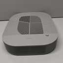 KOMMA Lov Air Purifier for Bedroom, 3.1 inch Slim Wall mount & Stylish Standing type, Hepa Filter Air Cleaner, Remove Fine Dust, Smoke. (Light Charcoal with with Cradle)