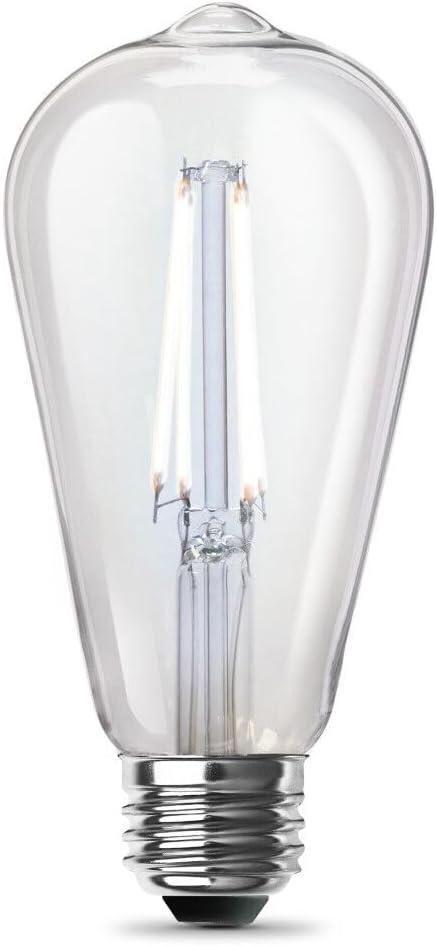 Feit Electric ST19 E26 (Medium) Filament LED Bulb Soft White 100 Watt Equivalence Pack of 2, Case of: 1