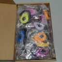 18 Pieces Dog Training Clicker, Pet Behavioral Training Clickers with Wrist Strap for Dogs Cats Puppy Birds Horses(Multicolor)