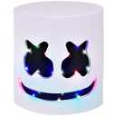 Halloween LED DJ Mask, Light Up DJ Music Festival Halloween Party Mask, HalloweenParty Costumes Cosplay Party Supplies, Suitable For Men And Women