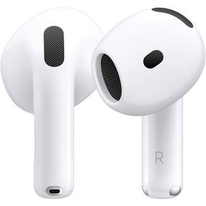 Apple AirPods 4 Wireless Earbuds, Bluetooth Headphones, with Active Noise Cancellation, Adaptive Audio, Transparency Mode, Personalized Spatial Audio, USB-C Charging Case, Wireless Charging, H2 Chip