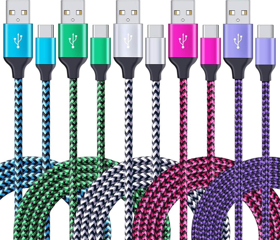 CCY-USB C 10 FT BRAIDED CABLE PURPLE