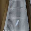 24"Wx8"H Duct Opening Return Air Grille,Air Return Vent Cover Grill for Sidewall and Ceiling,Solid Steel AC Vent Cover HVAC Cold Air Intake Grille Without Filter House,Outer Dimension:25.75WX9.75"H, For 24''W8''H-Duct Opening