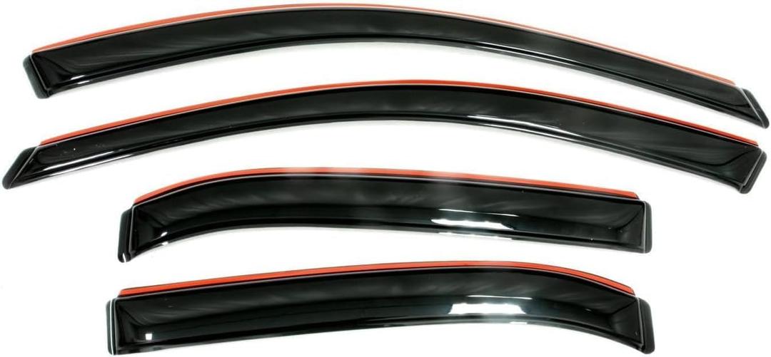 Auto Ventshade [AVS] In-Channel Rain Guards for 2010 - 2024 Toyota 4Runner | Window Vent Visors, 4 pcs. - Smoke | 194242