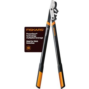 Fiskars 32” PowerGear2 Garden Bypass Loppers, 2" Cut Capacity Tree Trimmer