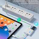 USB C to USB Camera Adapter with 30W PD Charging Port, OTG Cable Compatible with for iPhone 17/16/15 iPad Android Phone Tablet, USB 3.0 Female for Flash Drives, Keyboards, Mice, and More
