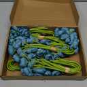 5 Bouquets Teal Ranunculus Artificial Flowers, 30 Pcs Silk Mini Faux Ranunculus Bouquet for Wedding, Bridal Shower, Centerpieces, and DIY Decorations