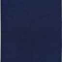 Garland Rug Town Square Navy Blue 3' x 5' Non Slip Area Rug for Living Rooms & Hallways, Stylish & Durable for High-Traffic Areas