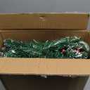 Jealoeur Christmas Garland with Lights, Battery Powered 8 Lighting Modes, 9FT 50 LED Luminous Christmas Decorations Indoor Home Decor.