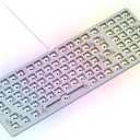 Glorious Gaming GMMK 2 Full Size (96%) Barebones (Frame Only) - Mechanical Gaming Keyboard Frame, Full Size (96%), Aluminum, Customizable, Per Key RGB, American QWERTY Layout - White