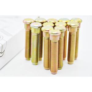 PROJECT INNOVATION 63mm Total Length Long Extended Wheel Studs Wheel Bolts Compatible with Toyoto Tacoma Pick up Trucks m12x1.5x63 Year 1995-2021 1 Set 12pcs, Gold