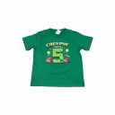 It's My 6th Birthday Boy Gamer Creepin’ Into 5 Gamer Pixel T-Shirt Green XS(116)