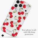kate spade new york iPhone 17 Pro Max Case - Compatible with MagSafe - Designer Phone Case - Cherry Dot Gems