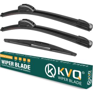 Windshield Wiper Blades Replacement for Mitsubishi Outlander 2014 2015 2016 2017 2018 2019 2020,Original Equipment Replacement Front Rear Wiper Blade Set - 26" 18" 12" (Set of 3)