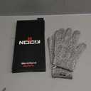 NoCry Premium Cut Resistant Gloves Food Grade  Level 5 Protection; Ambidextrous; Machine Washable; Superior Comfort and Dexterity; Lightweight; Complimentary eBook (Medium, Original (Grey))