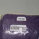 Wish Care 2 Pack Purple Rectangle Table Clothes for 4 Foot Tables, Polyester Fitted Tablecloths 4ft Stretch Table Cover for Wedding, Birthday, Parties, Trade Show, Craft Show