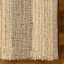 Chardin home 5x7 Natural Jute Cotton Hand Woven Area Rug