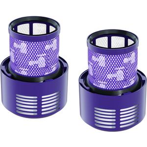 Vacuum Filter Replacement Parts Compatible with Dyson Cyclone V10 Series: V10 Total Clean, V10 Absolute, V10 Animal, V10 Motorhead, SV12 Vacuums. Compatible with Part Number 969082-01 (V10-2 Pack)