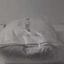 L LOVSOUL Goose Down Fiber Comforter King Size, 850+ Fill Power Hotel Style Bedding Comforter, 1200TC, Fluffy Ultra Soft All Season White Duvet Insert with 8 Corner Tabs (King(106x90inches))