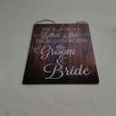 Hao East Geuuki Rustic Wood Wedding Sign Pick A Seat Not A Side Sign Wall Art for Living Room, Bedroom, Office 8x12 inch/20x30 cm