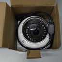 5MP 4MP 180 Degree Wide Angle Dome Security Camera HD-TVI/CVI/AHD/960H Analog 4 in 1 Super Hybrid HD CCTV Surveillance 1.7mm Fisheye Lens Outdoor/Indoor IR Day&Night Vision Home Cam