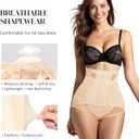 CYDREAM Shapewear Tummy Control Underwear for Women Faja Body Shaper Postpartum High Waisted Slimming Butt Panties Seamless (Beige, M)