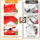 Vodolo Sandwich Maker,2PCS Sandwich Cutters for Kids Lunch,Crustless Breakfast Sandwich Cutter and Sealer Set Great for Children Boys Girls Lunchbox and Bento Box,Circle Square