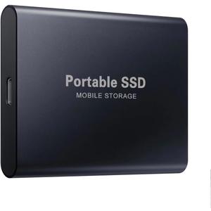 Portable 128TB SSD Mobile Storage (Black)
