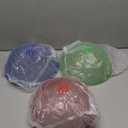 Metal Mesh Screen Food Cover Tent Umbrella, 10.75 inch, Reusable Outdoor Picnic Food Covers Mesh, Food Cover Net Keep Out Flies, Bugs, Mosquitoes (3 Pack, Green Blue Red)