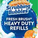 Scrubbing Bubbles Toilet Bowl Wand Cleaner Refills, Fresh Brush Heavy Duty Cleaner Toilet Refill Pads, Removes Limescale & Odors, Citrus Scent, 8 Count (Pack of 8)