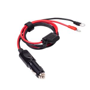 Heavy Duty 12AWG Male to Male Cigarette Plug Cigarette Lighter Adapter Charger Cord With LED Lights 6ft (6FT)