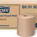 Tork Hand Towel Roll, Natural, Universal, H80, 100% Recycled, 1-Ply, 6 Rolls x 630 ft, 8031500