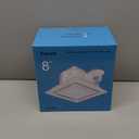 10" Ultra Quiet Bathroom Exhaust Fan with LED Light, Ceiling Mount, 1.0 Sones 110 CFM, 4" Duct, 8x8 Mount