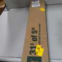 A-M Gutter Guard 5" x 31 Ft Mill Finish Aluminum, Leaf & Debris Protection