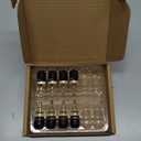 Amazon Basics Gold Plated Banana Plugs Speaker Wire Connectors, 12 Count (6 Pairs), Easy Install, 0.5 x 0.5 x 1.3 inches, Black