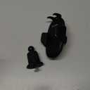 Miracase Phone Holders for Your Car with Metal Hook Clip, Air Vent Cell Phone Stand Car Mount, Universal Automobile Cradle for Garmin GPS Fit iPhone Android and All Smartphones, Dark Black (1 Pack)