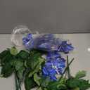 WISTART 8 Pack 5 Heads Christmas Artificial Poinsettia Flowers Faux Poinsettia Bush Bouquets Silk Poinsettia Christmas Tree Ornaments Poinsettia Flower Arrangement for Home Decor