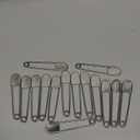 15 PCS Extra Large Stainless Steel Safety Pins in Length of 5 inches for Blanket Laundry Key Ring Outdoor