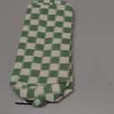 PAZIMIIK Checkered Makeup Bag for Purse Portable Zipper Make Up Pouch Small Cosmetic Case for Travel Accessories (Green)