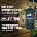 DynaTrap DT2030-GRSR Fly Traps Outdoor - Mosquito & Flying Insect Killer for 1 Acre Kills Flies, Gnats, Wasps - Bug Zapper Alternative - Green