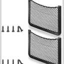 Frienda 2 Pcs ABS Plastic Frame Car Storage Net Bag Phone Car Mesh Net Holder RV Storage Boat Cargo Pocket Organizer Framed Mesh Pocket with Screws for Auto RV (12 x 8 Inch)