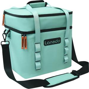 Lisa Lunch Soft Cooler 20/36 Can, Insulated Bag Portable Ice Chest Box for Lunch, Beach, Drink, Beverage, Travel, Camping, Picnic, Car, Trips, Cooler Leak-Proof