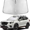 EcoNour Windshield Sunshade Compatible for Subaru Forester 2019-2022 2023 2024, Sun Visor for Front Windshield & Window Sun Shade Cover, UV Heat Blocker & Protector, Car Accessories