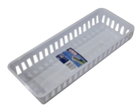 Sterilite Box White 12½×5×2⅛ Inches 3 Pack