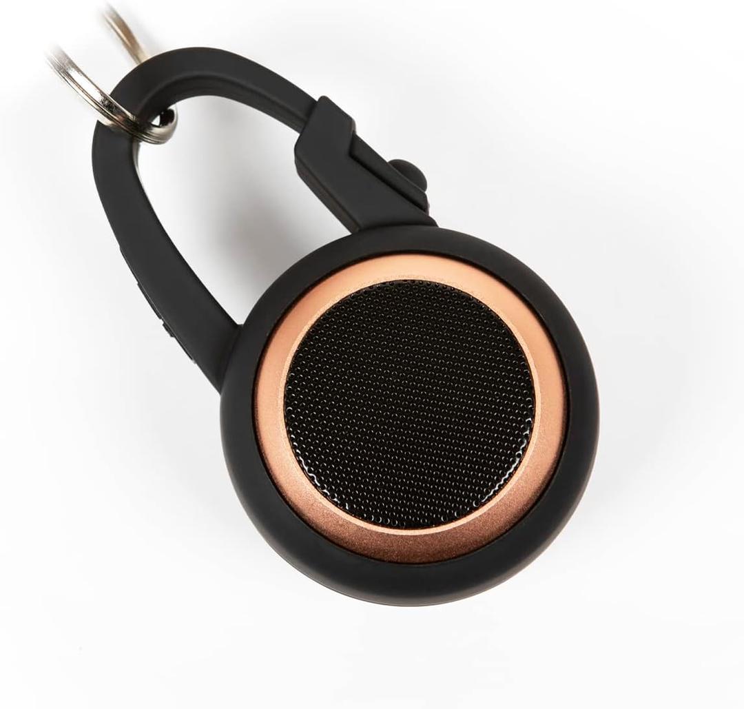 Fashionit Small Clip-On Holder Carabiner Designed to fit a U Mini Speaker, Portable, Travel-Friendly, Black, Water Resistant, Durable, Speaker not Included