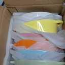 Foraineam 6 Colors Oval Porcelain Ramekins 10 oz Oven Safe Creme Brulee Souffle Baking Ramekin Dishes Bowl with Double Handles