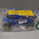 Monster Trucks Hauler Rhino with 3 Mini Trucks & Super Ramp Launch, Gift for Kids Ages 3+ Years (Blue)